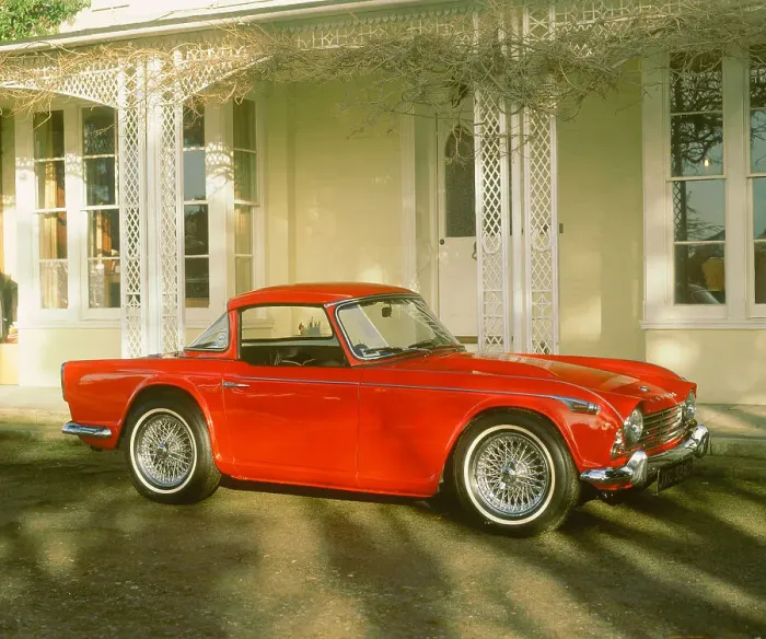 Framed Print : 1966 Triumph TR4 A