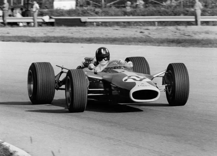 Framed Print : 1967 Lotus 49 CR3 Graham Hill. Italian Grand Prix. Creator: Unknown Framed Print : 1967 Lotus 49 CR3 Graham Hill. Italian Grand Prix. Creator: Unknown