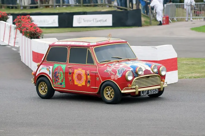 Framed Print : 1969 Austin Mini Coopers owned by Beatle George Harrison Framed Print : 1969 Austin Mini Coopers owned by Beatle George Harrison