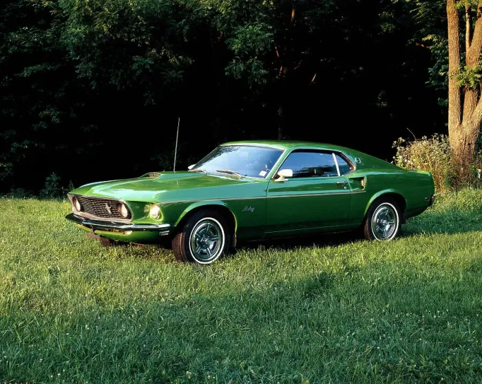 Framed Print : A 1969 Ford Mustang Sportsroof Framed Print : A 1969 Ford Mustang Sportsroof