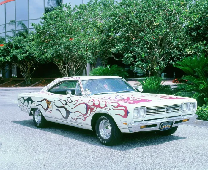 Framed Print : 1969 Plymouth customised sedan Framed Print : 1969 Plymouth customised sedan