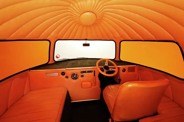 Framed Print : 1972 Mini Outspan Orange Framed Print : 1972 Mini Outspan Orange