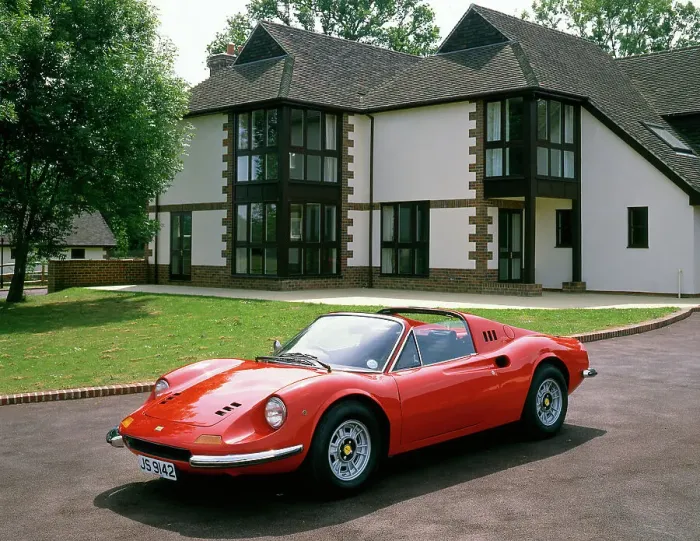 Framed Print : 1973 FerrariDino 246 GTS Framed Print : 1973 FerrariDino 246 GTS