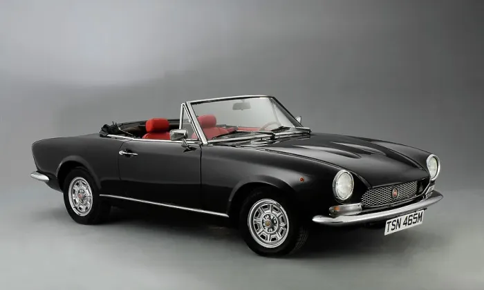 Framed Print : 1974 Fiat 124 Spyder Framed Print : 1974 Fiat 124 Spyder
