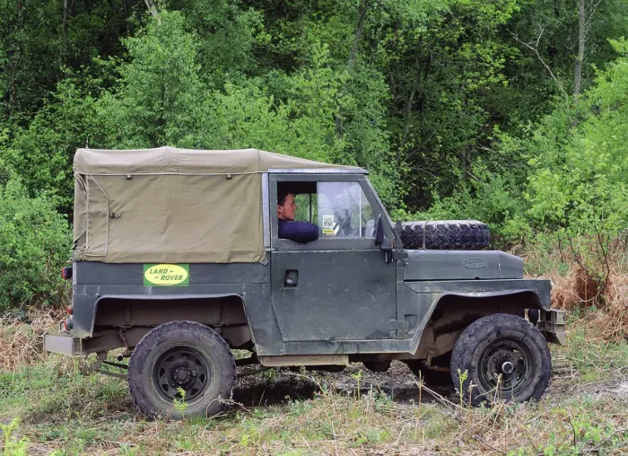 Framed Print : 1974 Land Rover Military Lightweight. Creator: Unknown Framed Print : 1974 Land Rover Military Lightweight. Creator: Unknown