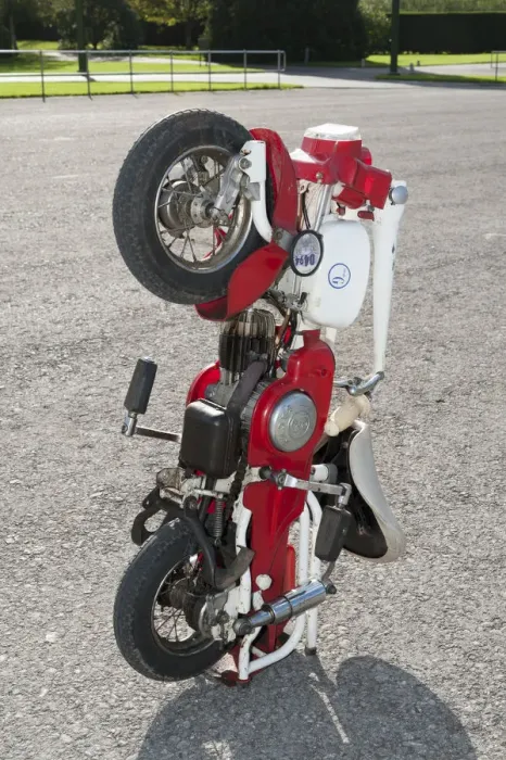 Framed Print : 1975 Carnielli fold-up moped. Creator: Unknown
