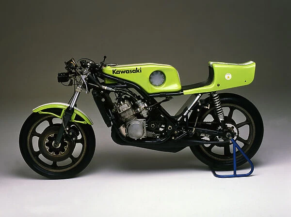 1975 Kawasaki factory racer. Creator: Unknown