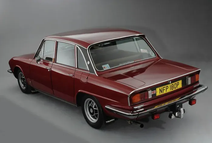 Framed Print : 1976 Triumph 2500s