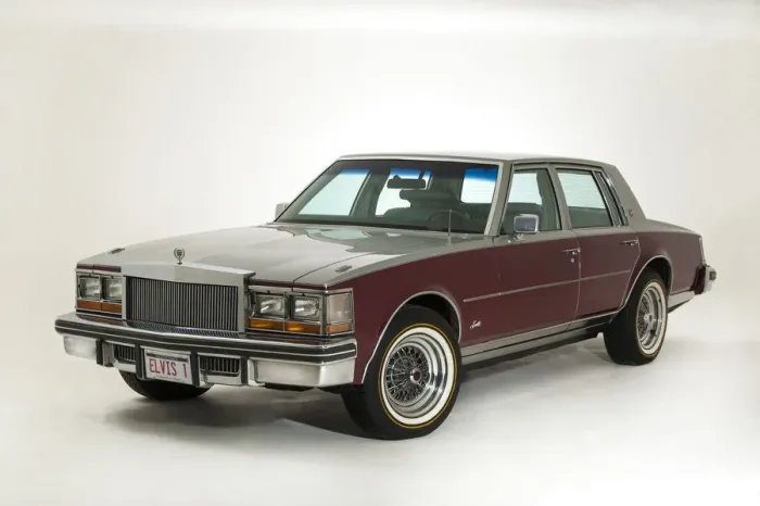 Framed Print : 1977 Cadillac Seville owned by Elvis Presley. Creator: Unknown Framed Print : 1977 Cadillac Seville owned by Elvis Presley. Creator: Unknown