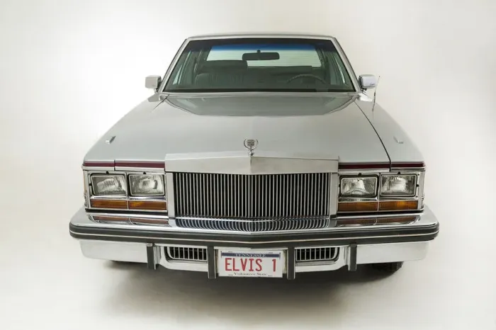Framed Print : 1977 Cadillac Seville owned by Elvis Presley. Creator: Unknown Framed Print : 1977 Cadillac Seville owned by Elvis Presley. Creator: Unknown