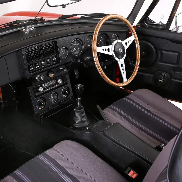 Framed Print : 1980 MGB Roadster interior Framed Print : 1980 MGB Roadster interior