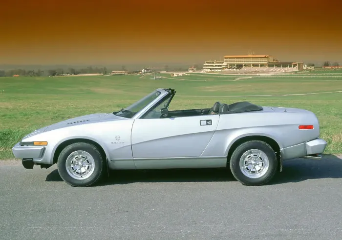 Framed Print : 1981 Triumph TR8 Drophead