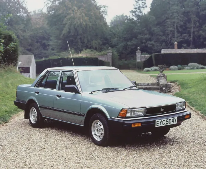 Framed Print : 1983 Honda Accord saloon. Creator: Unknown Framed Print : 1983 Honda Accord saloon. Creator: Unknown