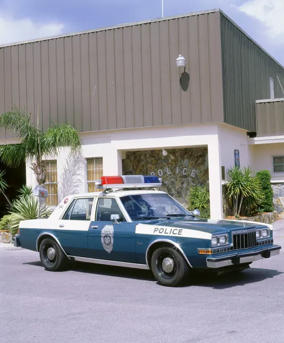 Framed Print : 1984 Dodge Diplomat Police car Framed Print : 1984 Dodge Diplomat Police car