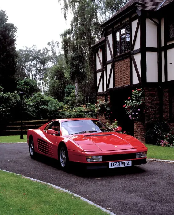 Framed Print : 1987 Ferrari Testarossa