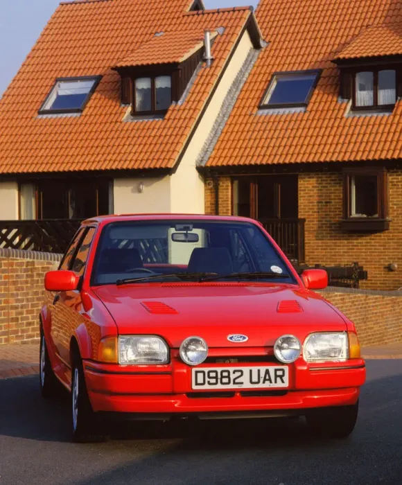 Framed Print : 1987 Ford Escort RS Turbo. Creator: Unknown Framed Print : 1987 Ford Escort RS Turbo. Creator: Unknown