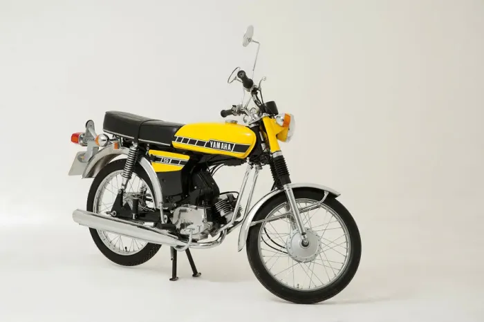 Framed Print : 1987 Yamaha FS1E moped. Creator: Unknown Framed Print : 1987 Yamaha FS1E moped. Creator: Unknown