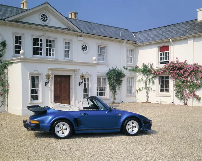 Framed Print : 1989 Porsche 911 SE cabriolet