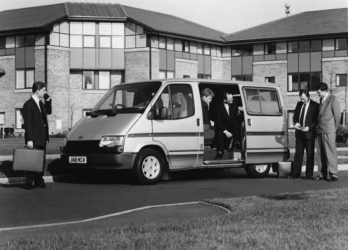 Framed Print : 1991 Ford Transit V. I. P. minibus with Indiana conversion. Creator: Unknown Framed Print : 1991 Ford Transit V. I. P. minibus with Indiana conversion. Creator: Unknown