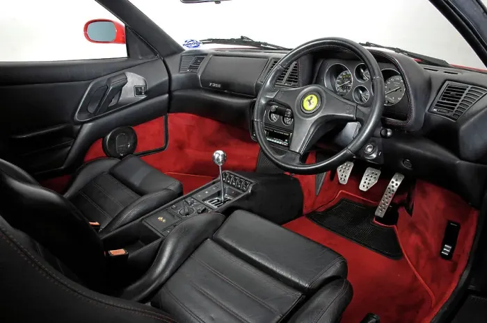 Framed Print : 1994 Ferrari F355 Berlinetta interior Framed Print : 1994 Ferrari F355 Berlinetta interior