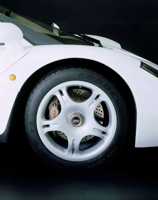 Framed Print : 1995 McLaren F1 road car wheel Framed Print : 1995 McLaren F1 road car wheel