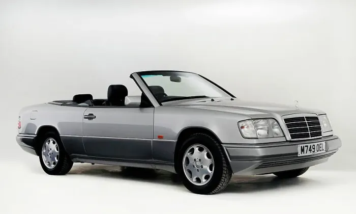 Framed Print : 1995 Mercedes Benz E220 Convertible