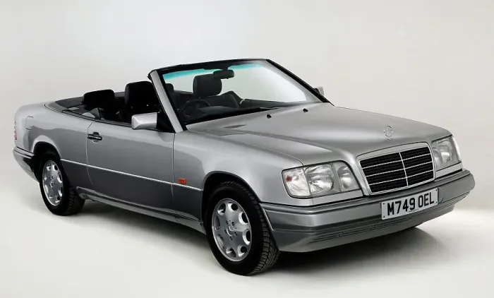 Framed Print : 1995 Mercedes Benz E220 Convertible