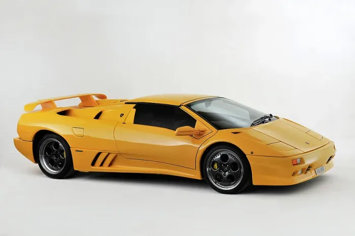 Framed Print : 1996 Lamborghini Diablo VT Roadster