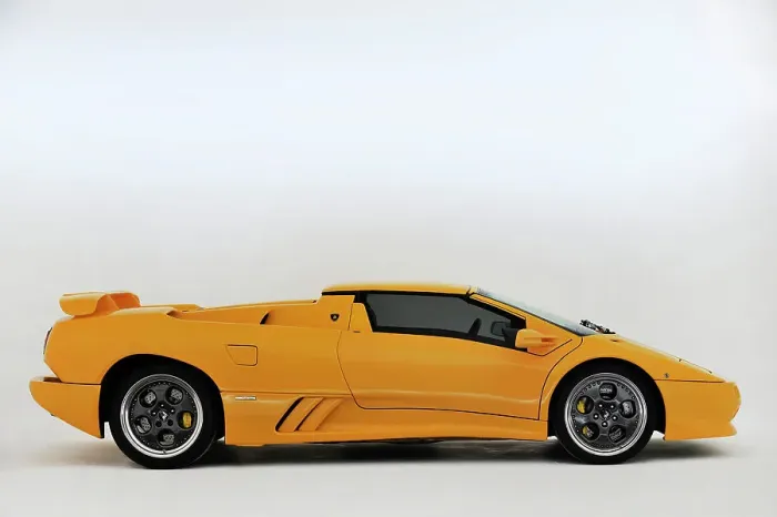 Framed Print : 1996 Lamborghini Diablo VT Roadster