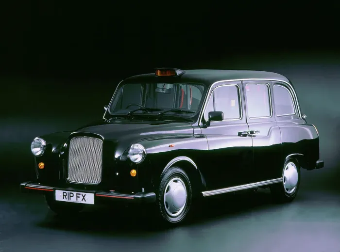 Framed Print : 1997 London Taxis International FX4 Framed Print : 1997 London Taxis International FX4