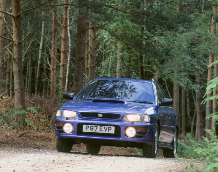 Framed Print : 1997 Subaru Impreza 2000 Turbo. Creator: Unknown