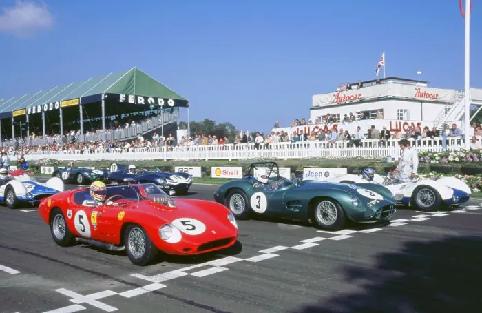 Framed Print : 1998 Goodwood revival meeting.Start of Lavant Cup Framed Print : 1998 Goodwood revival meeting.Start of Lavant Cup