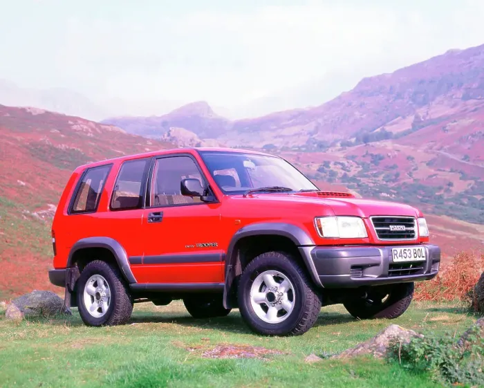 Framed Print : 1998 Isuzu Trooper Duty Framed Print : 1998 Isuzu Trooper Duty