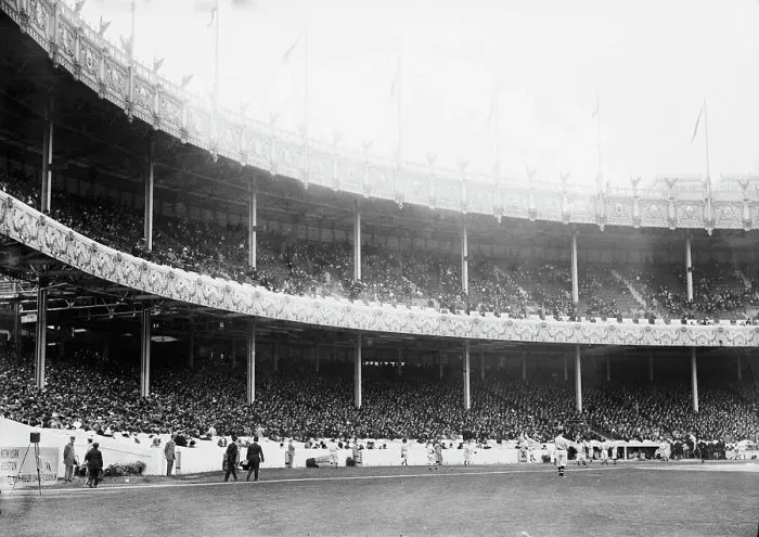 Framed Print : 1st game - 1912 World Series at the Polo Grounds, New York (baseball), 1912. Creator: Bain News Service Framed Print : 1st game - 1912 World Series at the Polo Grounds, New York (baseball), 1912. Creator: Bain News Service
