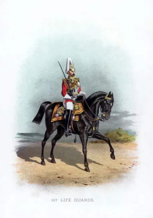 Framed Print : 1st Life Guards, 1888 Framed Print : 1st Life Guards, 1888