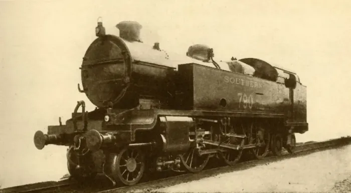 Framed Print : 2-6-4 Tank Engine, Southern Railway, 1930. Creator: Unknown Framed Print : 2-6-4 Tank Engine, Southern Railway, 1930. Creator: Unknown
