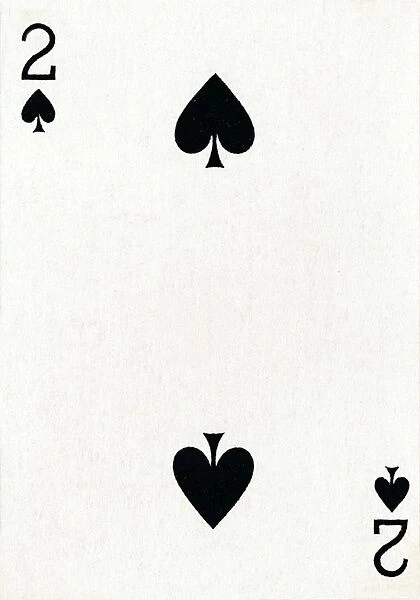 2 of Spades from a deck of Goodall & Son Ltd. playing cards, c1940