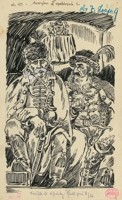 Framed Print : 2.- Two Yeomen, 1936. Creator: Andrej Kovacik