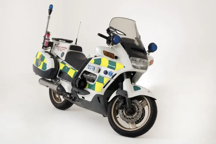 Framed Print : 2001 Honda ST1100 Pan European Ambulance bike. Creator: Unknown Framed Print : 2001 Honda ST1100 Pan European Ambulance bike. Creator: Unknown