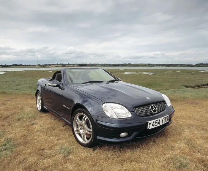 Framed Print : 2001 Mercedes Benz SLK 320 AMG Framed Print : 2001 Mercedes Benz SLK 320 AMG