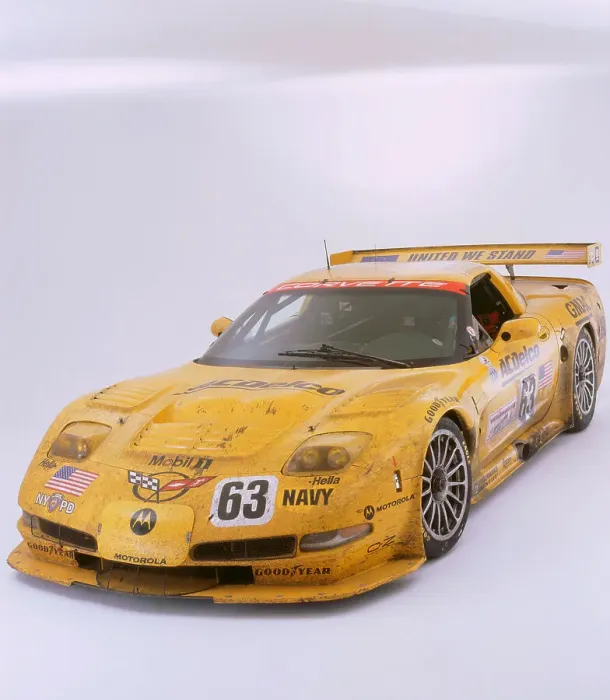 Framed Print : 2002 Chevrolet Corvette Le Mans racing car Framed Print : 2002 Chevrolet Corvette Le Mans racing car