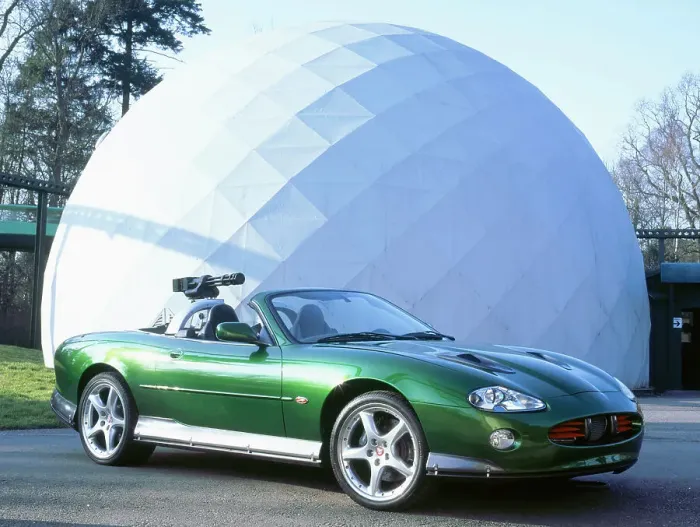 Framed Print : 2002 Jaguar XKR Die Another Day James Bond car Framed Print : 2002 Jaguar XKR Die Another Day James Bond car