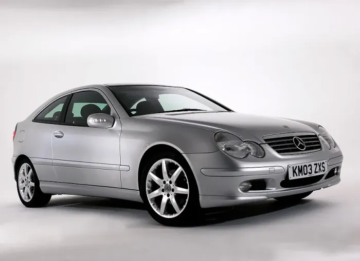 Framed Print : 2003 Mercedes Benz C200k Coupe Framed Print : 2003 Mercedes Benz C200k Coupe