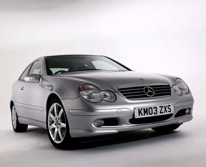 Framed Print : 2003 Mercedes Benz C200k Coupe Framed Print : 2003 Mercedes Benz C200k Coupe
