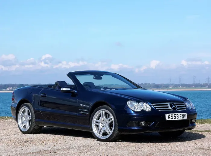 Framed Print : 2003 Mercedes Benz SL55 AMG Framed Print : 2003 Mercedes Benz SL55 AMG