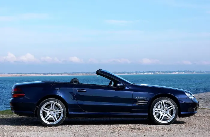 Framed Print : 2003 Mercedes Benz SL55 AMG Framed Print : 2003 Mercedes Benz SL55 AMG