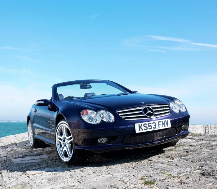 Framed Print : 2003 Mercedes Benz SL55 AMG Framed Print : 2003 Mercedes Benz SL55 AMG
