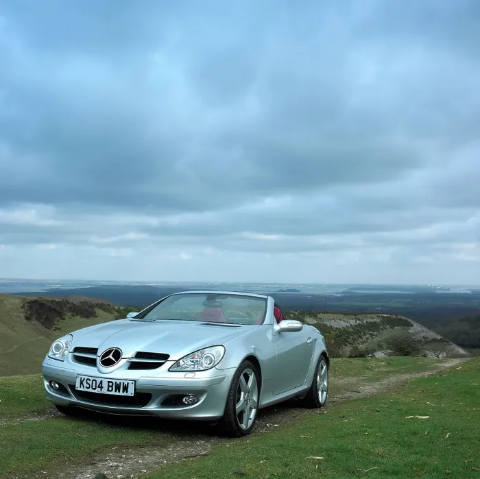 Framed Print : 2004 Mercedes Benz SLK 200K Framed Print : 2004 Mercedes Benz SLK 200K