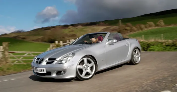 Framed Print : 2004 Mercedes Benz SLK 200K