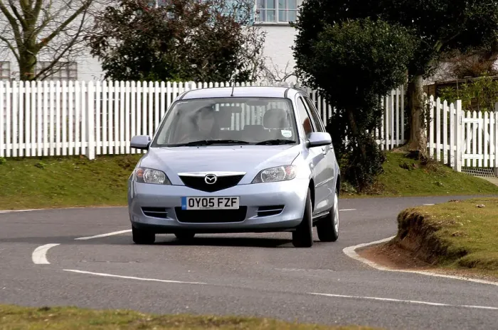 Framed Print : 2005 Mazda 2 1.4D Antares Framed Print : 2005 Mazda 2 1.4D Antares